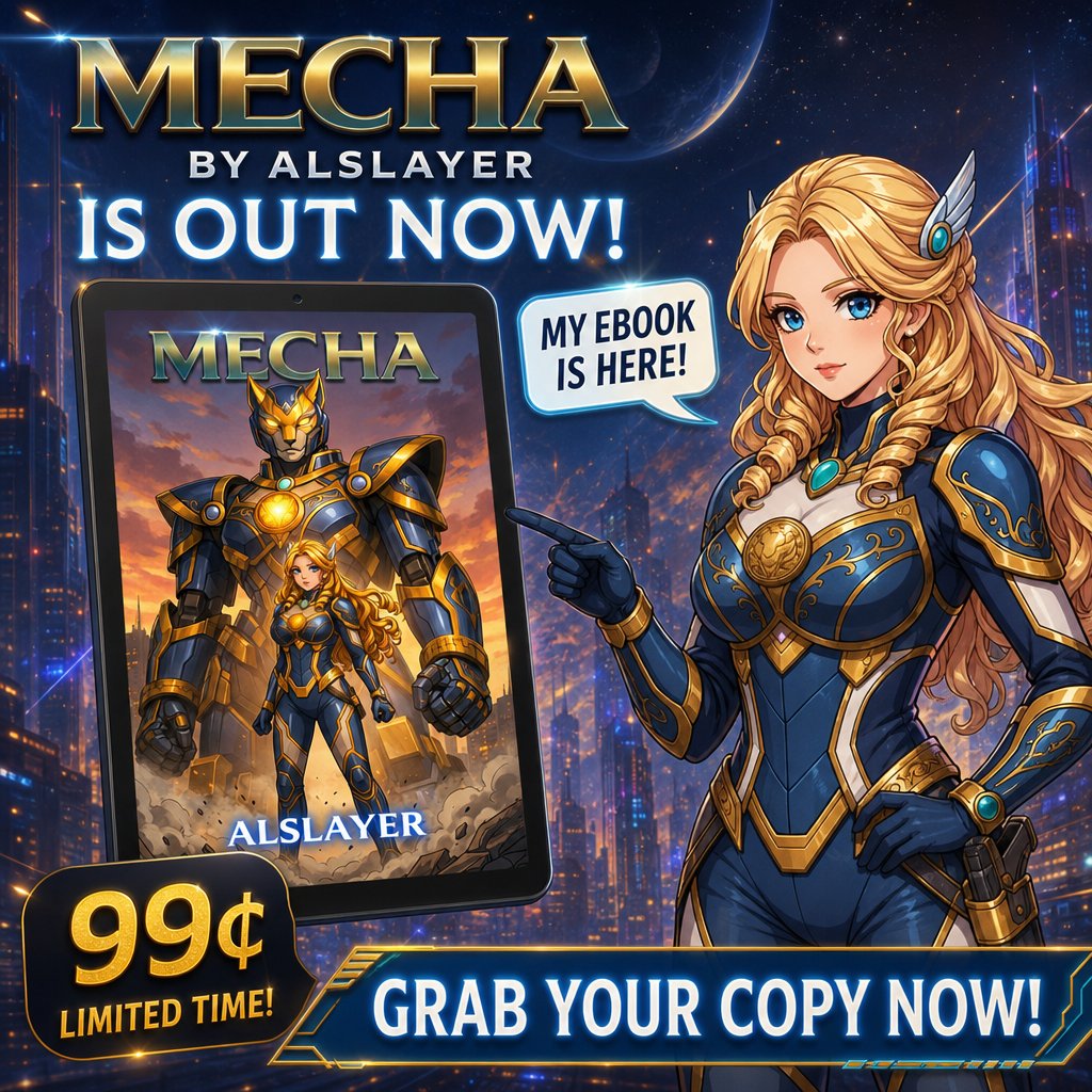alslayer_author's tweet photo. Sable’s here to spread the word — MECHA by Alslayer is out now!
Grab the ebook for just 99¢.
#SciFiBooks #Mecha #IndieAuthor #LitRPG #Gamelit #AssaultWolves #BookBoost #bookrelease https://t.co/IcVcu1YL10