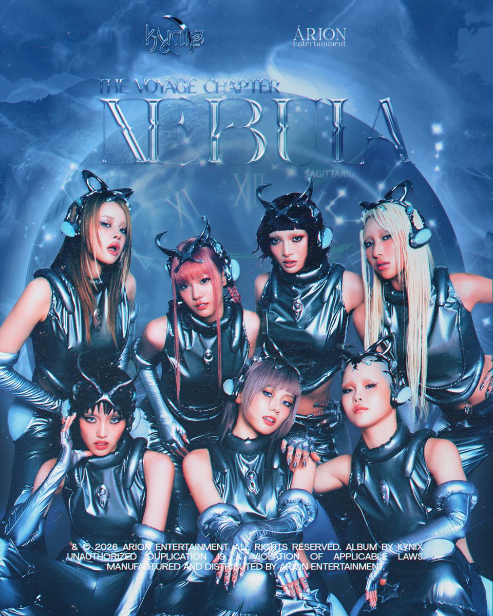 KYNIX_ARION's tweet photo. KYNIX 까이닉스

KYNIX FIRST MINI ALBUM
[THE VOYAGE CHAPTER: NEBULA]
ALBUM COVER — NEBULOSA

💿 2026.07.19 19PM BRT
🎫 2026.07.19 19PM BRT

#SINGLE #KYNIX
#까이닉스 #KX_ARION @ARION_ent https://t.co/he7RAk52R1