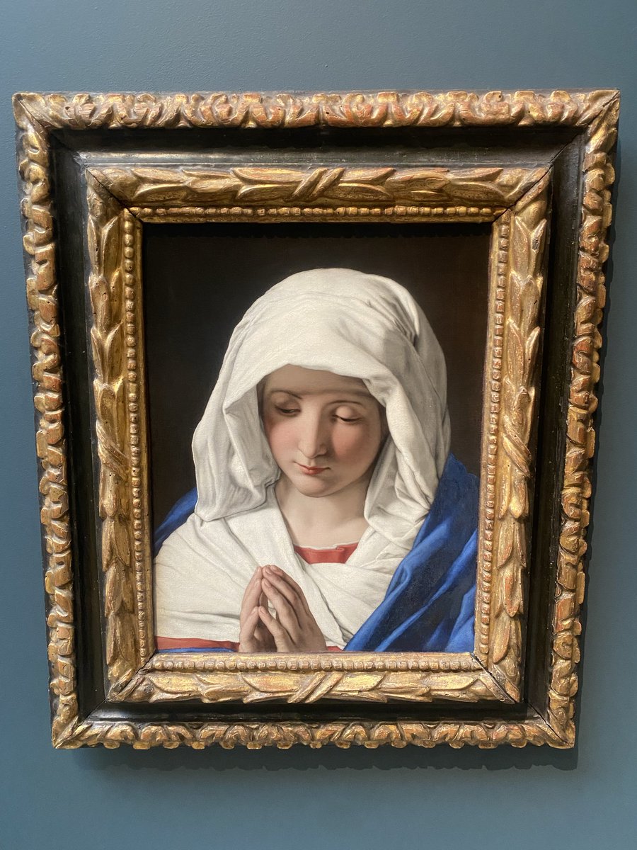 artifactcabinet's tweet photo. There is something timeless about a face lowered in quiet contemplation.

Some paintings don’t ask for attention. They simply keep it. https://t.co/6odSBtFAIE