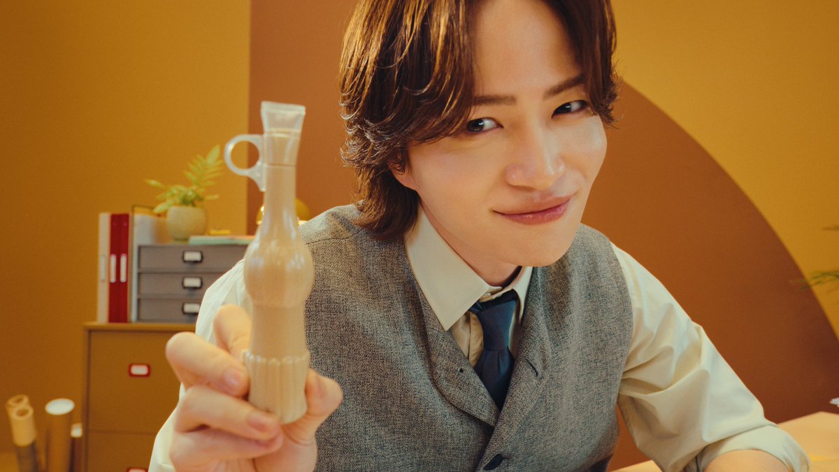 Fuma__R__'s tweet photo. え……かわいい🫶
パピコと風磨
似合う……

 #パピコ  #菊池風磨 https://t.co/2RBapLPofE