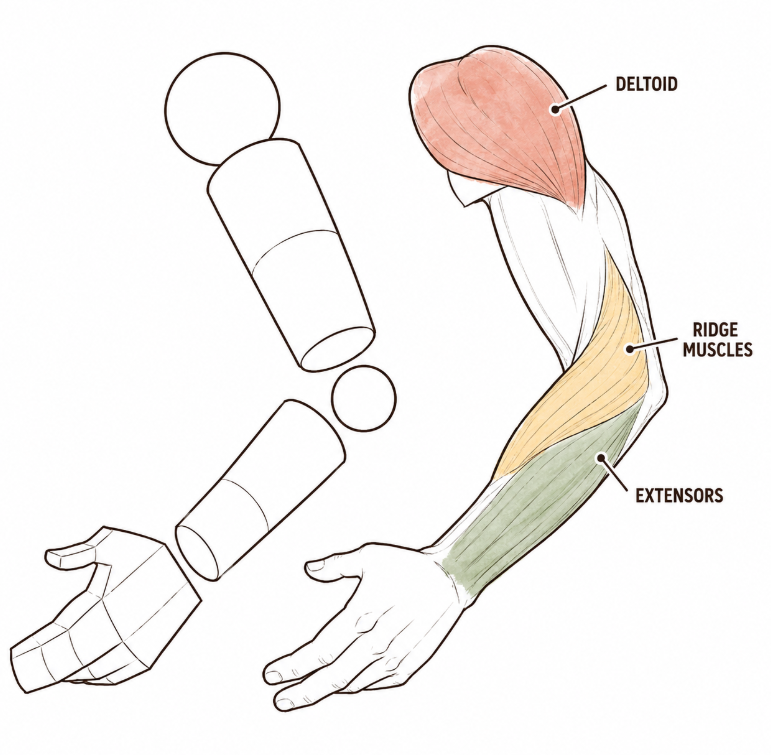 ChromaFlowx's tweet photo. I finally learned the names of these muscles. https://t.co/HYnGM2zTrY