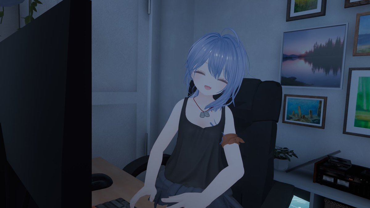 skmi_vrc's tweet photo. おっはよ〜！
今日は体調よろし
今日も一日GOOD LIFE！
#VRC #Eku3D https://t.co/k1pwe2pSzs