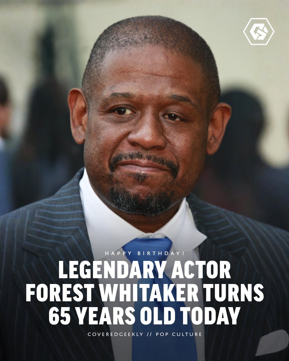 CoveredGeekly's tweet photo. Forest Whitaker turns 65 years old today! 🥳 https://t.co/FsrAiBuEtz