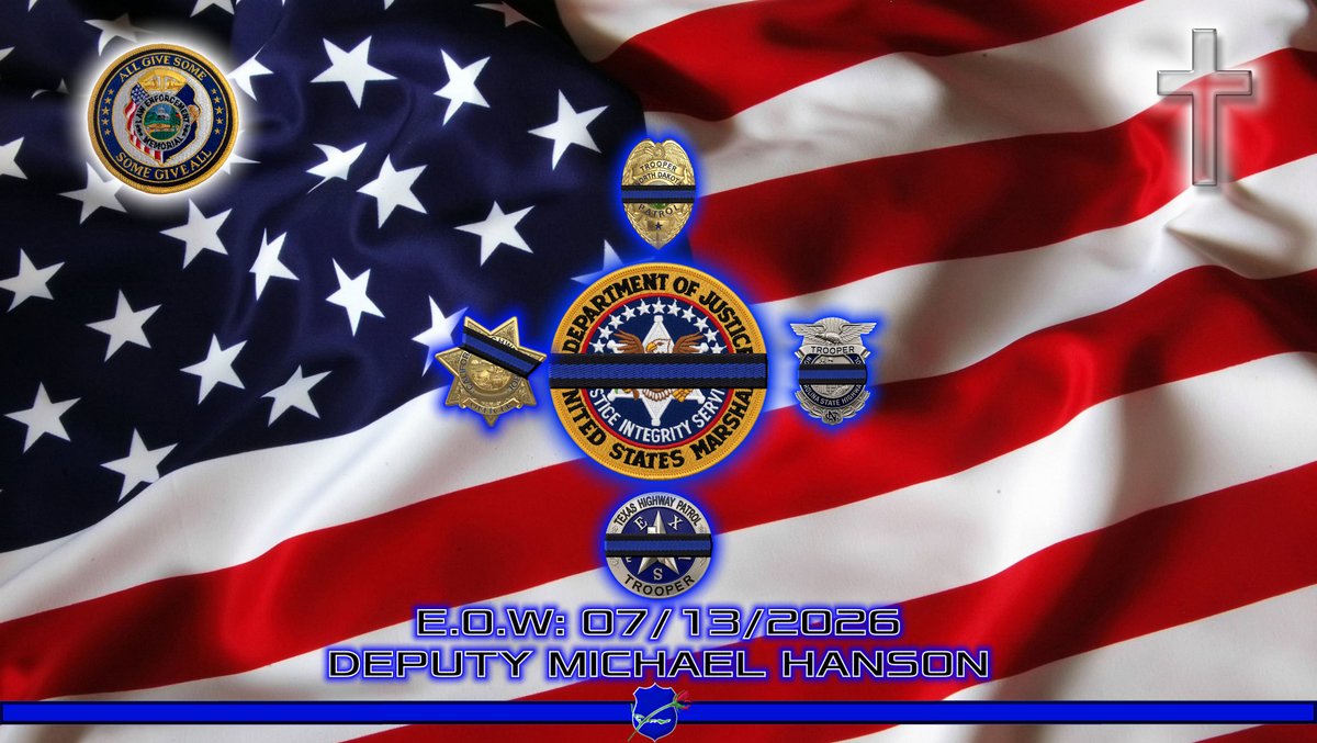 retiredNCSHP's tweet photo. @USMarshalsHQ Rest In Peace:  Deputy U.S. Marshal Michael Andrew Hanson. https://t.co/SZNO0SJkdg
