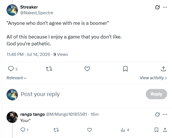 Streaker tweet media