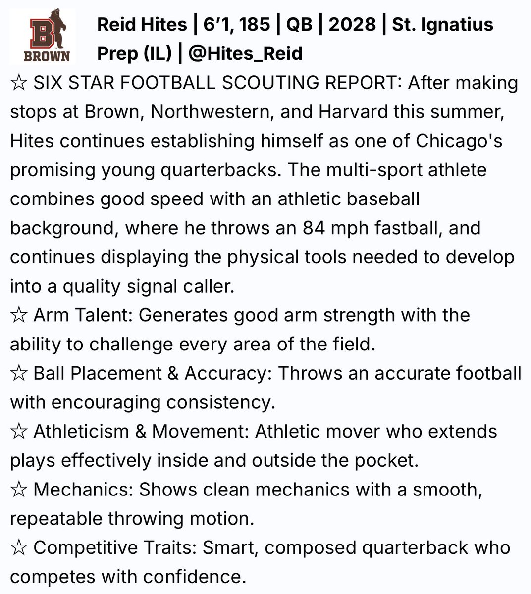 Reid Hites ‘28 tweet media