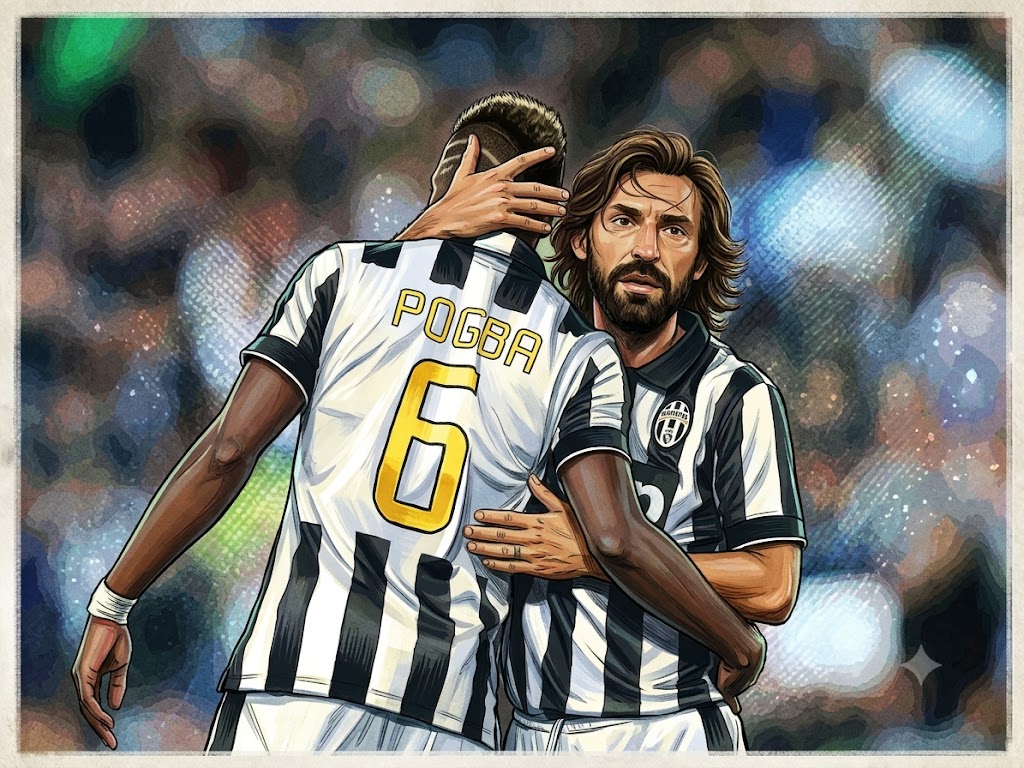 CuriosidadesEU's tweet photo. 🗣️ Andrea Pirlo sobre a chegada de Paul Pogba à Juventus em 2012:

“No primeiro treino do Pogba conosco, todos começamos a rir. Era impossível entender como o Manchester United tinha deixado um jogador daquele nível sair de graça.

Lembro do Buffon vindo até mim e perguntando, rindo: ‘Eles realmente deixaram esse garoto ir embora sem receber nada?’”

🤯 Poucos meses depois, Pogba já era peça importante da Juventus.

🏆 4x campeão da Serie A
🏆 2x campeão da Coppa Italia
🏆 2x campeão da Supercoppa Italiana
⭐ Finalista da Champions League
Uma das maiores pechinchas da história do futebol.