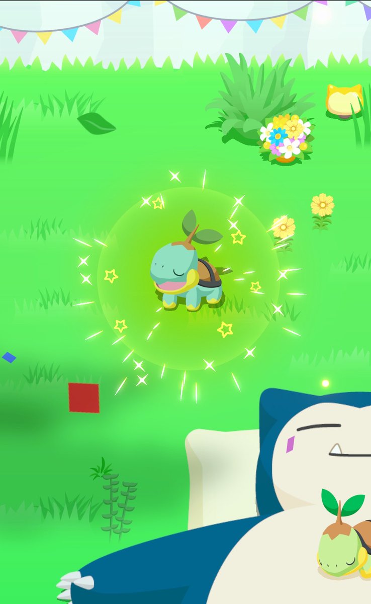 hibipksleep's tweet photo. #ポケスリ3周年をみんなで 
ナエトル光った！！✨✨
色味好きだから嬉しい！
かわいい〜🥰 https://t.co/HMk4TG1OuB