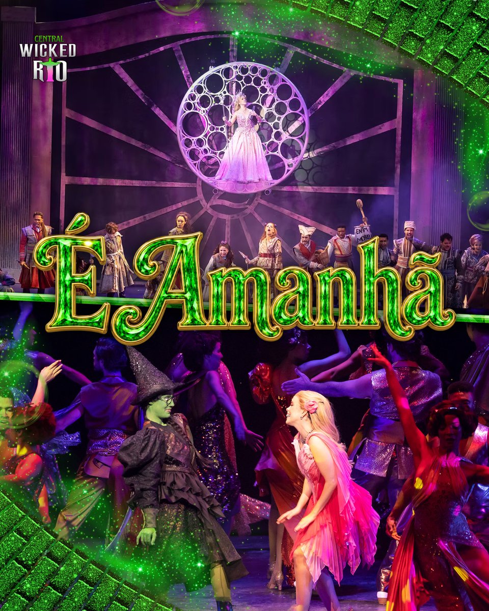cWickedRio's tweet photo. É AMANHÃ! 💚🩷

Depois de muita espera, finalmente chegou a hora! Amanhã acontece a estreia de Wicked no Rio de Janeiro!

Que essa nova temporada seja um enorme sucesso e marque o coração de todos que passarem pela Cidade das Artes. Nos vemos em Oz! 🧹💚

#wickedrio #wickedbrasil https://t.co/p0mAhWAkgH