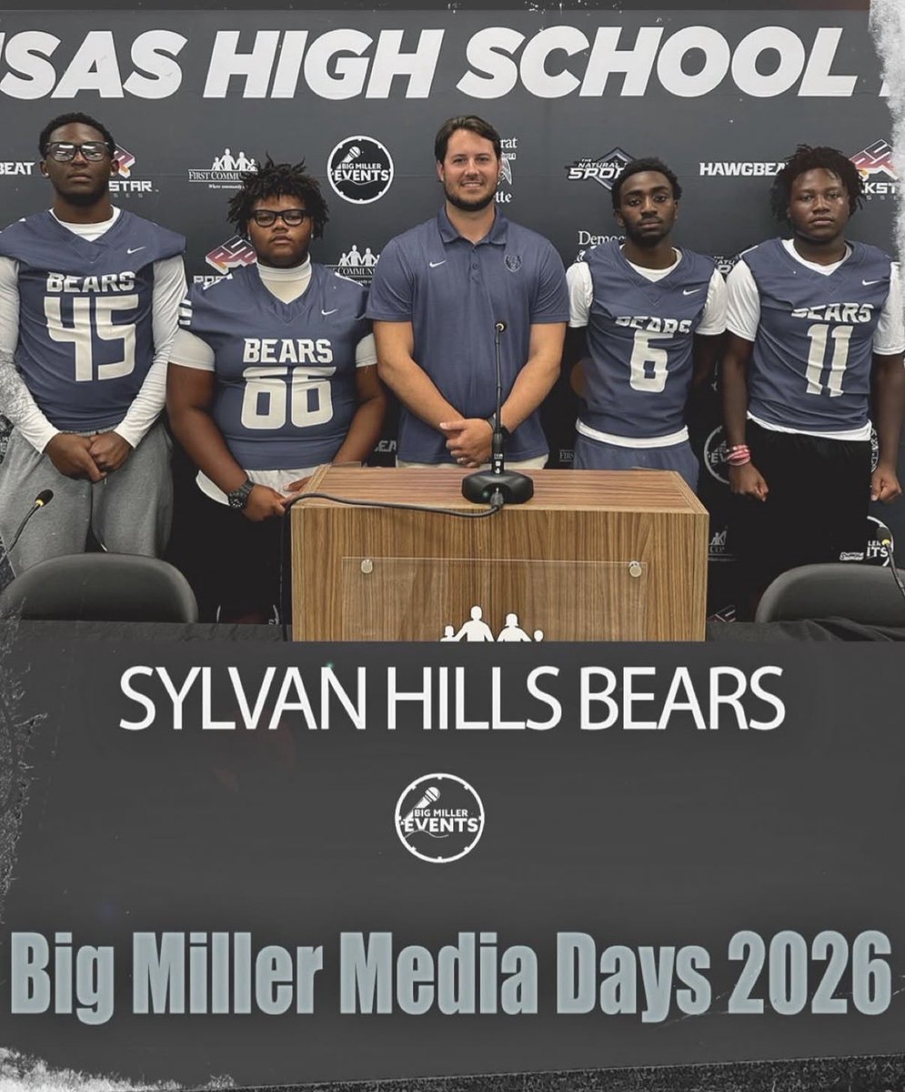 SHBearsFB's tweet photo. 2026 Big Miller Media Days🎤 https://t.co/g07Z4BahSb