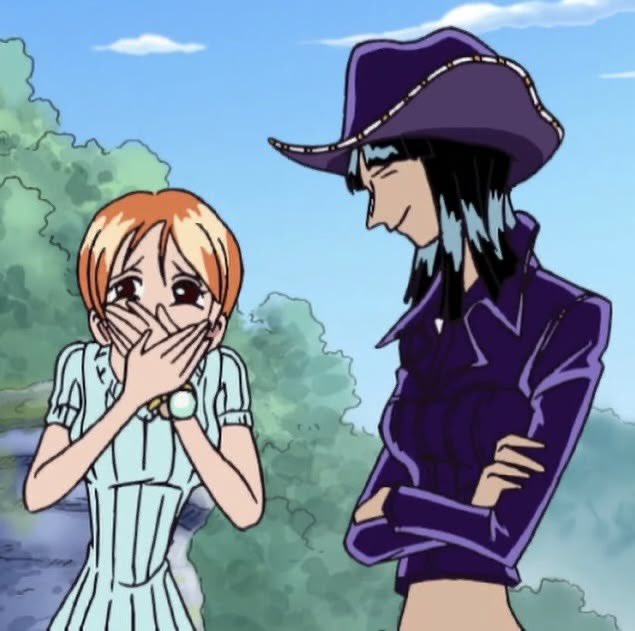 SHANKSTOPME's tweet photo. low quality nami and robin just giggling and sillying together oh how I love you https://t.co/1IcDdpxzT5