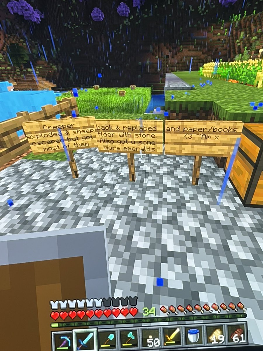 chrxz0's tweet photo. I found an old Minecraft world my ex and I built together years ago. Nothing’s changed. Every house, every chest, every unfinished project is still there, frozen in time. It’s amazing how a save file can hold onto memories better than we do. https://t.co/npDeMzsyMO