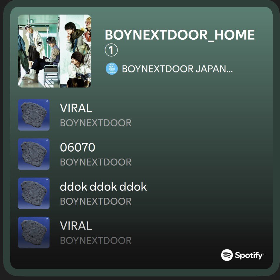 BOYNEXTDOOR_FAN's tweet photo. ［Spotify］#BND_Spotifylist 07.15

#ONEDOOR 🩵

#BOYNEXTDOOR プレイリストです。
こちらは2時間ほどの長さです。
無料会員の方もぜひご活用ください。
毎日Spotify再生を意識しましょう。

🎧HOME_VIRAL①
🔗 https://t.co/0xuQrmrCvI

🎧 HOME_VIRAL②
🔗 https://t.co/vWloQRRlQp

🎧ADIOS!①
🔗 https://t.co/s5Ay2oI2cv

🎧 ADIOS!②
🔗 https://t.co/WodJXyheU8

#BND #ボネクド #ボイネク
#Onedoor_Stream