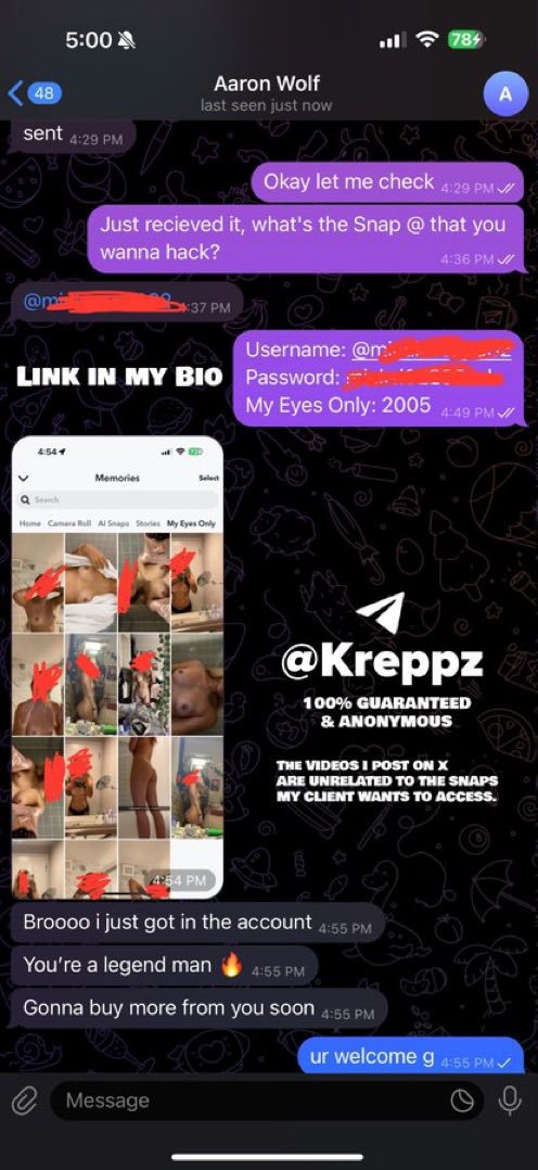 CassandraL2ez5's tweet photo. Dm with your username to hack all kinds of accounts you wanna hack https://t.co/6ycK1KEC48
