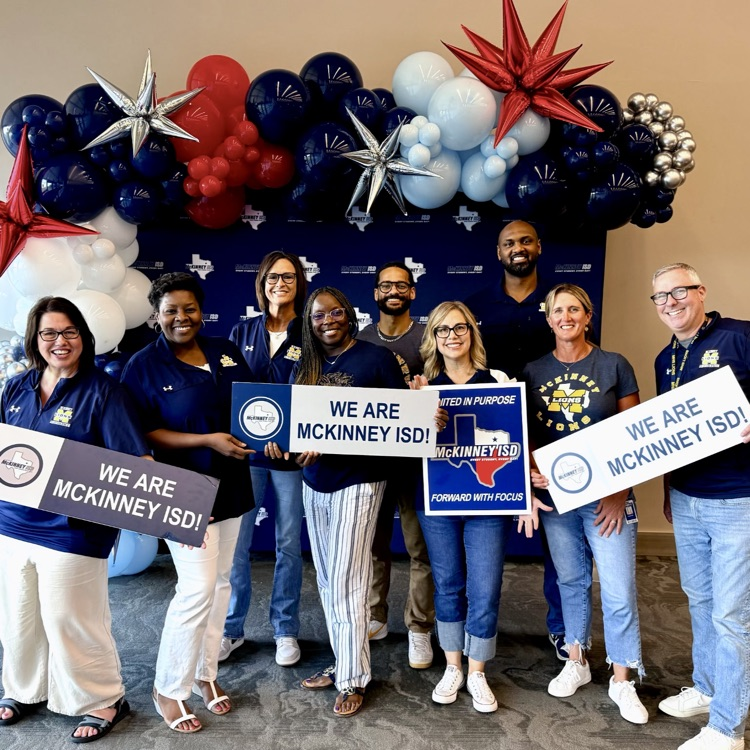 MHSLions's tweet photo. Keep enjoying your summer, Lions! Just know that your admin team is working hard to make sure you have the best year yet! #wearemckinneyisd #goldstandard https://t.co/7NwqG29lHZ