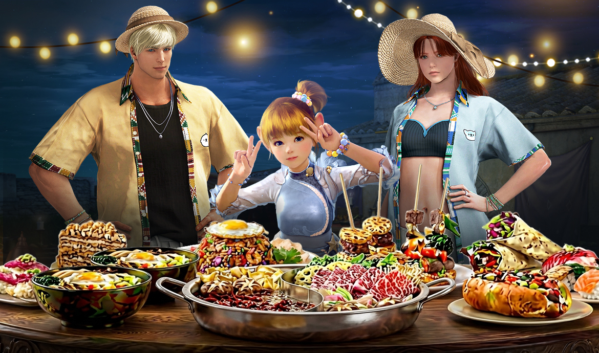 PlayBlackDesert's tweet photo. 🍣 Take your taste buds on a world tour.

Pick up limited-time cultural dishes that grant powerful buffs and decorate your Manor with unique furniture inspired by cultures from around the world.

🥢 Available now in the Silver Event Shop!

More info: https://t.co/phBwBJ6gCU https://t.co/fWUMPO95pg