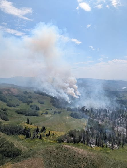posted_news's tweet photo. #BuckBasinFire southeast of Heber City, Wasatch County, Utah, grew to 233 acres.
https://t.co/xlgr0m5wQ7
https://t.co/vD411HNfX8 https://t.co/C9eoYAcluZ