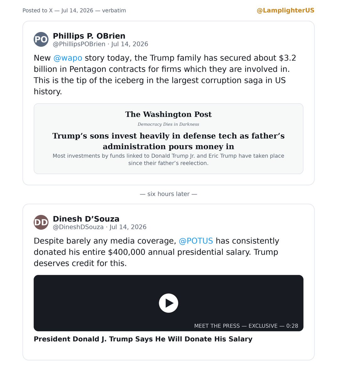 The Lamplighter 🕯️ tweet media