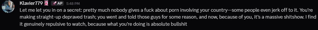 PolandsDefense's tweet photo. What an insane statement, he really said that about my country, not to generalize but I find it very convenient that a Russian would say this to Pole, people, wake up, their sexualizing genocides, stereotypes, racial topics, and generalizations. #countryhumannsfw https://t.co/lcyHboBv1N