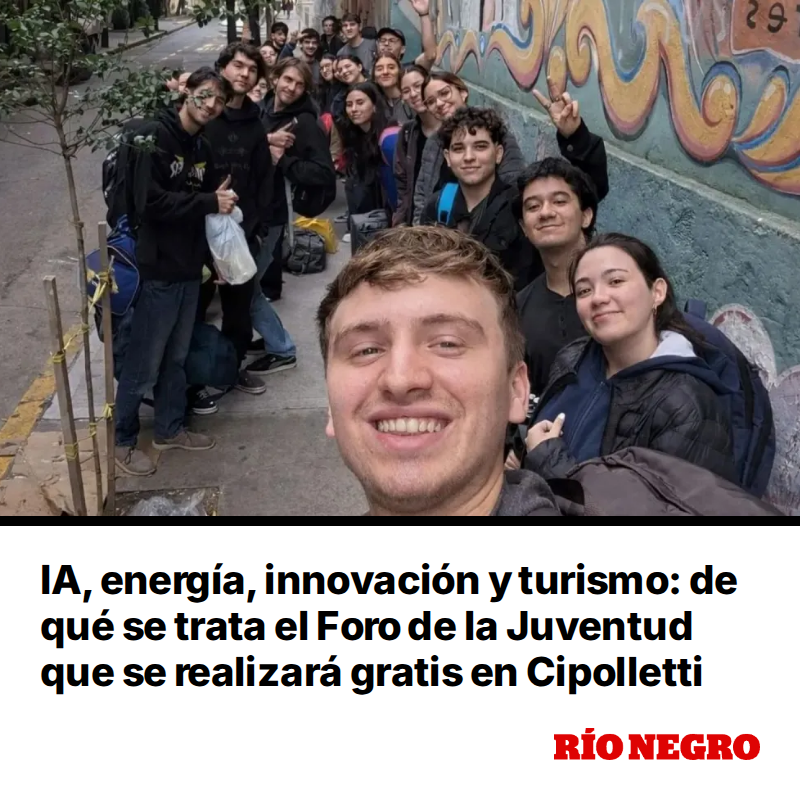 rionegrocomar's tweet photo. El encuentro de tres jornadas para jóvenes de 18 a 30 años abordará también temas sobre la soberanía, salud, educación, economía y política. Con la presencia del gobernador Alberto Weretilneck y el intendente Rodrigo Buteler. También de referentes de INVAP, YPF, PAE. https://t.co/qNOWfE810W