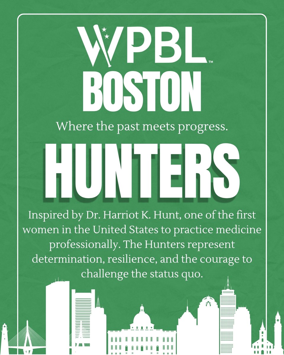 SHBH_Official's tweet photo. Every team name has a story. ⚾️

The WPBL's inaugural team names were chosen to honor women whose impact extended far beyond their own fields, celebrating pioneers who broke barriers and inspired future generations.
#WPBL #SeeHerBeHer https://t.co/bKgLeaCFN0