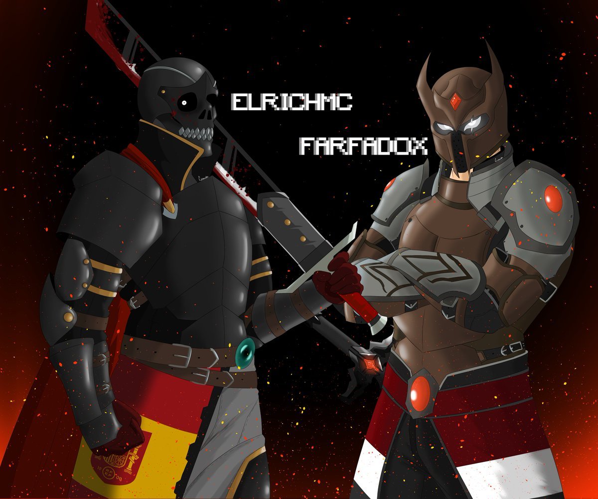 Ryuzaki_Madness's tweet photo. @FranYaoi Literalmente Elrich vs Farfa https://t.co/QVFul16fsV