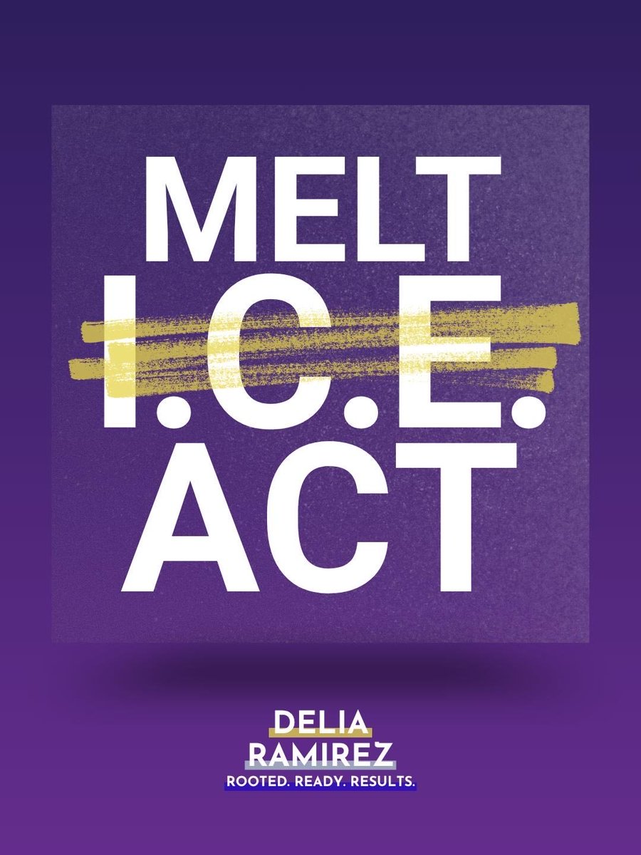 DeliaRamirezIL's tweet photo. From Chicago to Texas, Maine, and Florida, its clear that ICE and DHS can’t be reformed. 

We need to abolish ICE and dismantle DHS. We can take immediate action on this by passing my Melt ICE Act. https://t.co/nmQ3aeS5pr