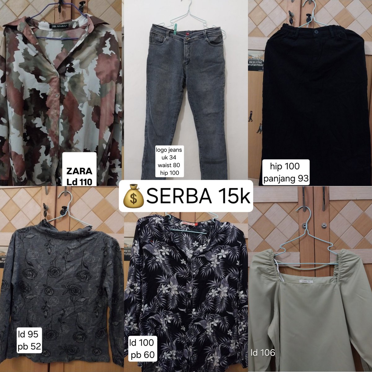 wefoulynnluv's tweet photo. WTS PRELOVED BAJU PEMAKAIAN PRIBADI
💰SERBA 15K 
🍊BISA OREN 
yukk digercepin!!
#wts #wtb #wtsprelovedbaju #wtbprelovedbaju #zonauang #prelovedbaju https://t.co/PsWAof0oJD