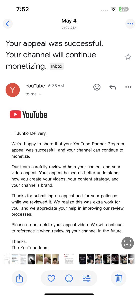 JynxziUpdates2's tweet photo. Hello, @TeamYouTube.

At this point, the responses I’ve received from support feel like automated template replies. I genuinely don’t understand why my case hasn’t been reviewed properly.

My channel was terminated on July 2 for “Spam, Deceptive Practices, and Scams,” but my content consisted of original, transformative gaming videos. I believe this was a mistake, as my channel did not violate those policies.

I also had 0 strikes and 0 warnings before the termination.

I’m respectfully asking for another manual review by a human reviewer. This channel means a lot to me, and I truly believe it was removed in error.

“JUSTICE FOR MY CHANNEL”

Channel URL: https://t.co/8asMrJDJFa