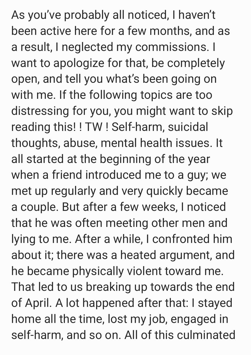 AbsolutionCawzz's tweet photo. Quick explanation for my absence. 
Thanks in advance for reading 🙏🏻 https://t.co/DeaBejZnPU