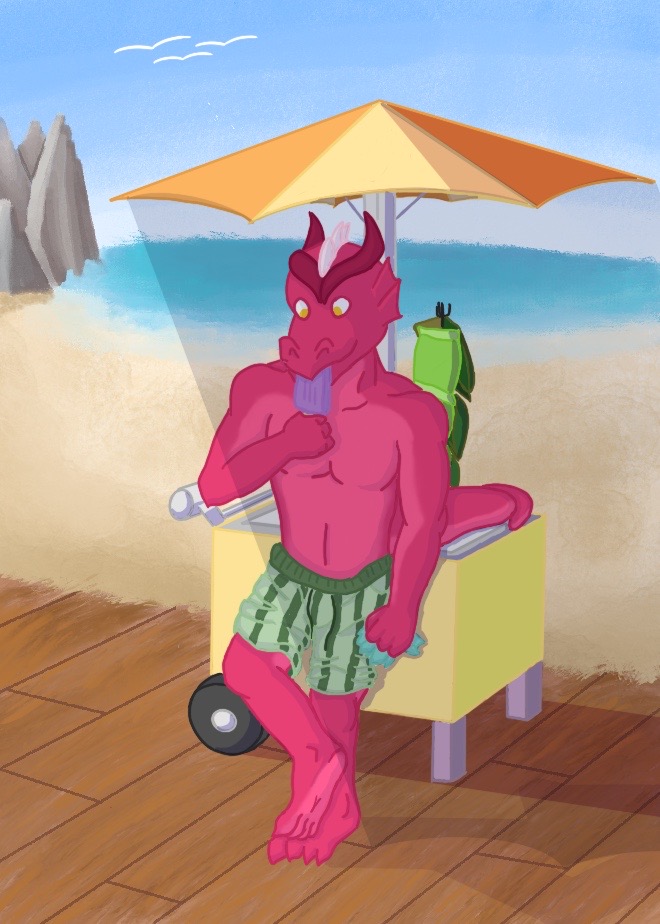 Floppso's tweet photo. @yooungjavii Yeaaa he's more of a light red but saying pink is funnier lol https://t.co/cJ3I7VE8JL