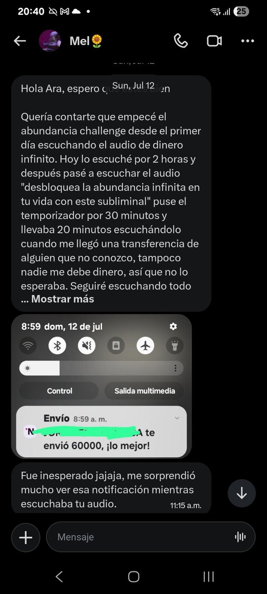 eltemplo444's tweet photo. resultados de los subliminales de abundancia (https://t.co/Z92ZH09Yg7 y https://t.co/dsCzfjO4Ka) 💶💶🙏 https://t.co/4WgMuROYo1