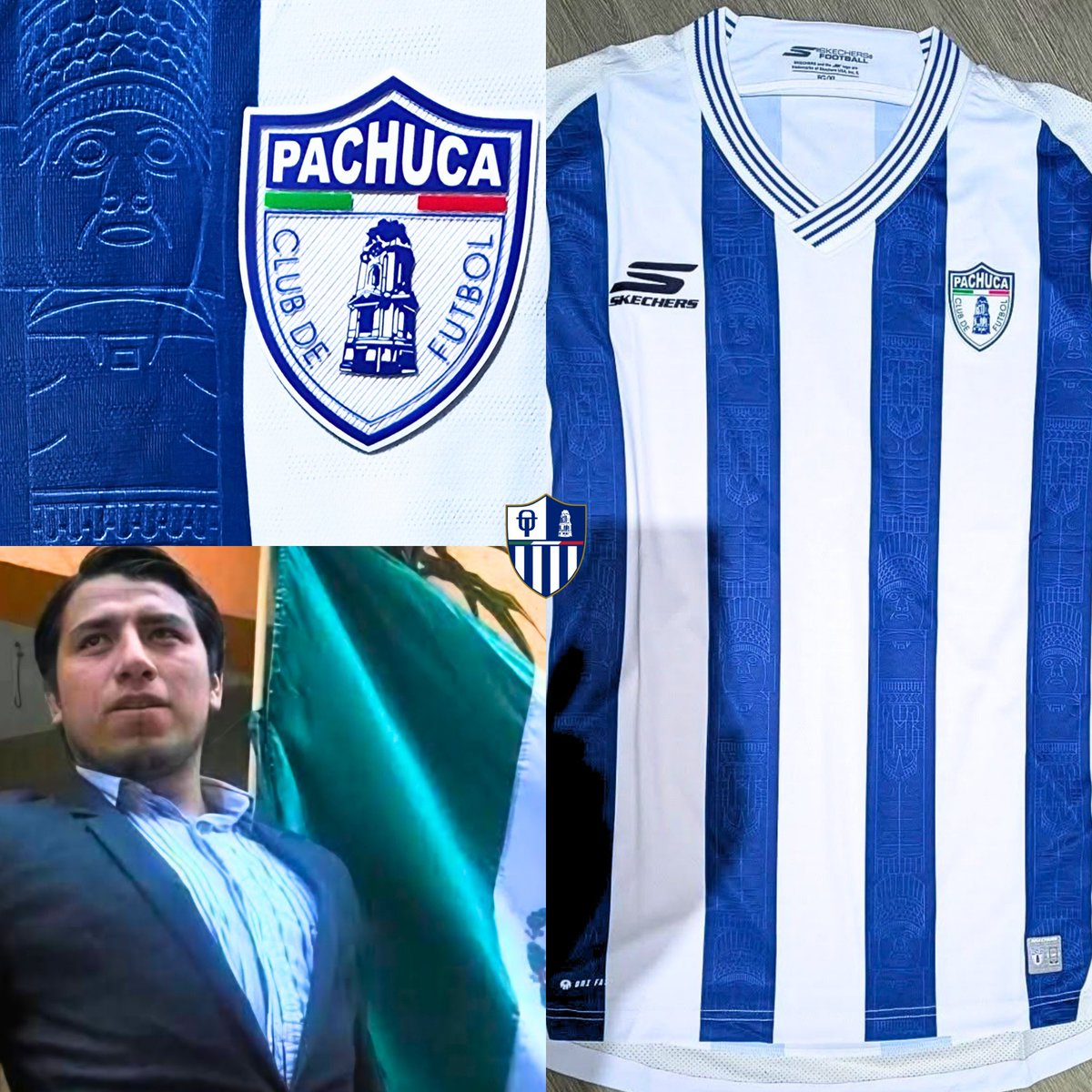 Orgullo_Tuzo's tweet photo. Te va a ir pa' atrás, después de su gran aportación a México en el Mundial finalmente se habría elegido a @SoyFedelobo como el principal elemento en el nuevo jersey de @Tuzos 😎⚪🔵

Erróneamente se creyó que el diseño estaba inspirado en los Atlantes de Tula ❌

#OrgulloTuzo💙 https://t.co/MMNILyraTY