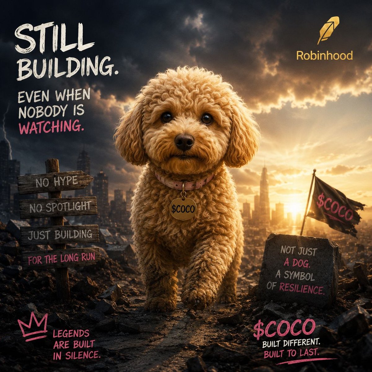 AstralRoninCoin's tweet photo. @RobinhoodCrypto @RobinhoodApp @vladtenev You brought back something crypto had been missing for years: real nostalgia. Seeing $COCO still being built, even after the spotlight faded, proves that some stories are bigger than hype. The people who keep building when nobody is watching are the one. https://t.co/MlGpNEmXFH