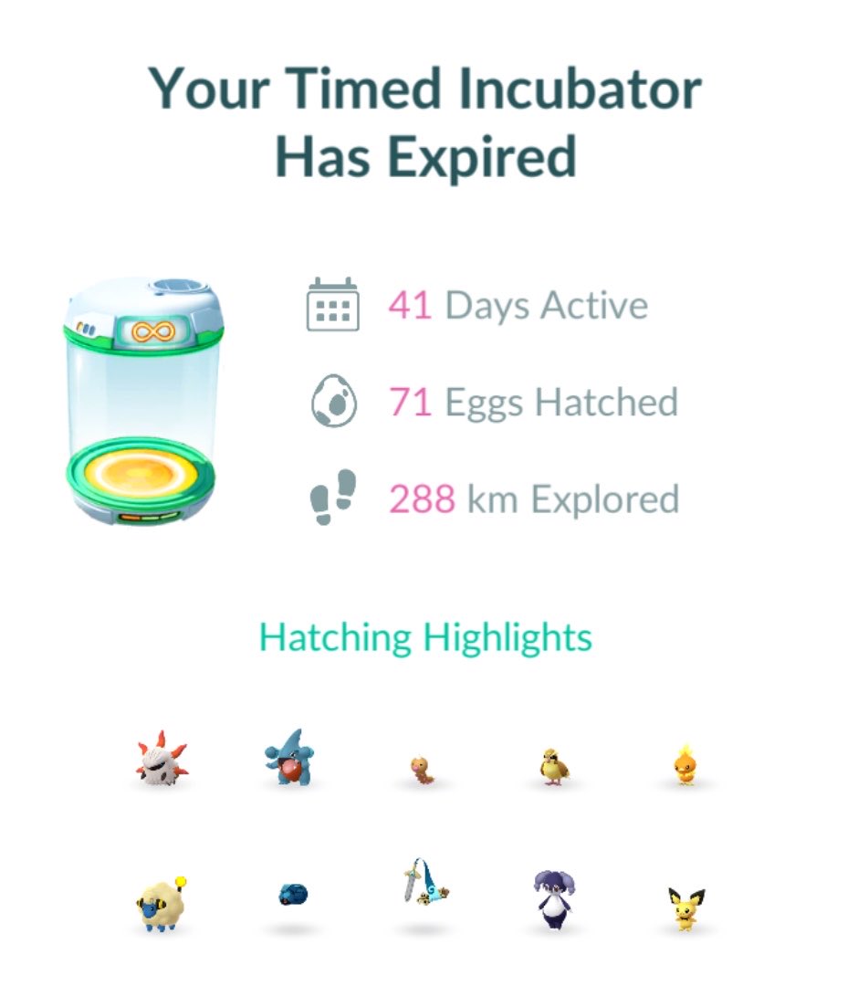 KamikeoPoGo's tweet photo. Not too bad. ☺️
#TimedIncubator
... 👊🏾🐻 GRIND!
#OnlyMatterOfTime #PokemonGo #PokemonGoApp https://t.co/cMUdHMD3lx