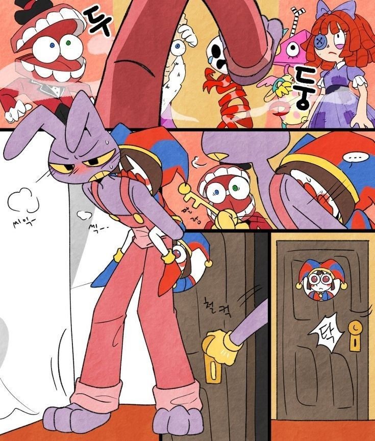 Julietarts12's tweet photo. Uh oh... looks like someone got hold of the keys again! 🤫🐰
#TheAmazingDigitalCircus #TADC #JaxTADC #PomniTADC #DigitalCircus #TADCfanart #JaxAndPomni #DigitalArt #FanArt #AnimeArt #TADCArt https://t.co/Shgp3jej8b