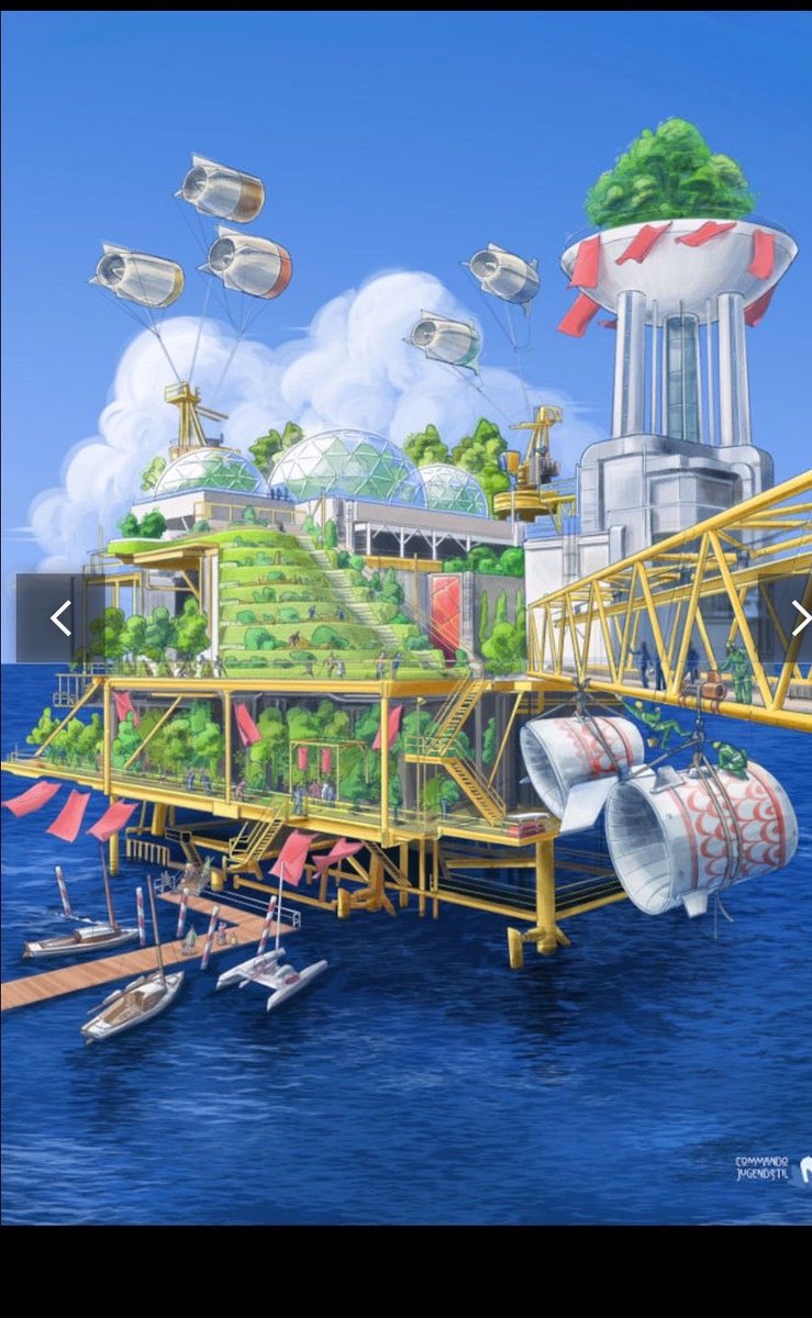 Galenesolarpunk's tweet photo. Solarpunk architecture https://t.co/OHCruI7byB
