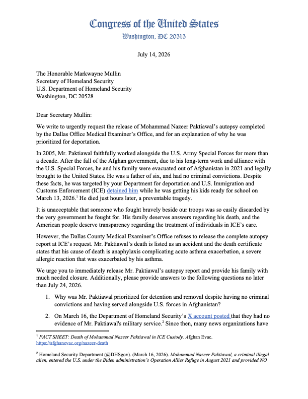 Congressman Seth Magaziner tweet media