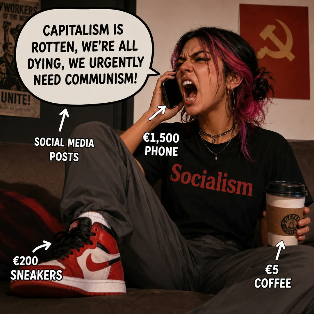 PoliticalStacy's tweet photo. This is it in a nutshell. They are every single thing they pretend to fight. Worthless, spoiled brats. https://t.co/ktgb6knN34