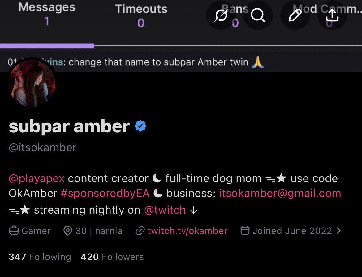 subpar amber tweet media