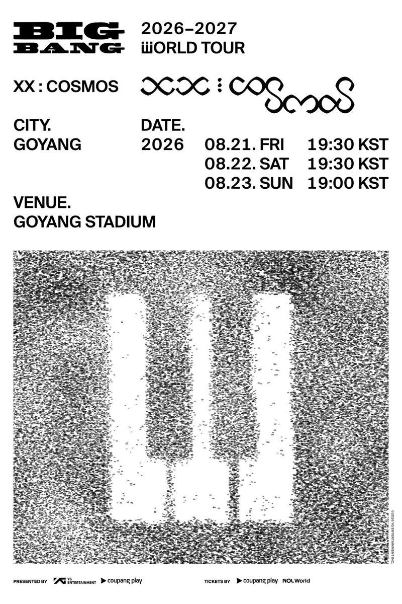 ixxbgdragon's tweet photo. BIGBANG WORLD TOUR XX : COSMOS https://t.co/xd5VU1UZxO