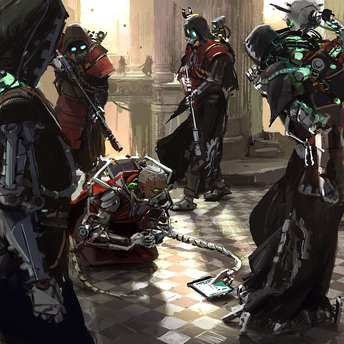 imperialvox40k's tweet photo. Art by Phoebe Herring https://t.co/b2rBQ1Pl1B