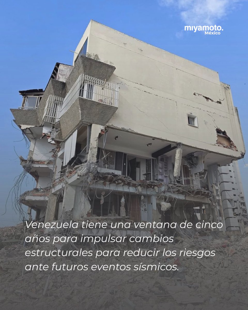 MiyamotoMexico's tweet photo. Tras los recientes terremotos en Venezuela, Hideki "Kit" Miyamoto, CEO de Miyamoto International, destacó que el país tiene una oportunidad única para impulsar una reconstrucción más segura у resiliente. https://t.co/Vcqr2HvQWV