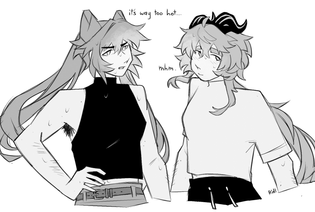 Ridlharr's tweet photo. #ganqing when the weather's hot but your wife's hotter https://t.co/CJhJdq3NWa