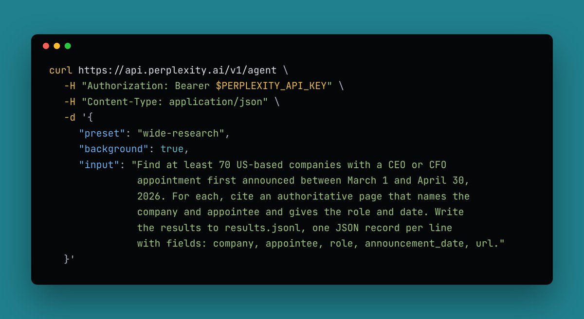 Perplexity Developers tweet media