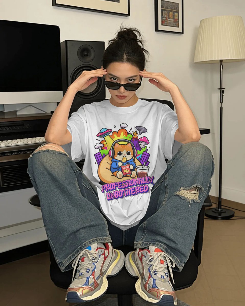 Randomnessy_RB's tweet photo. https://t.co/yUkrDE4FEJ

#cozycat  #kawaiicat #cutekitten #headphones #potatochips #beanbag #UFO #volcano #tornado #mushroom #chaoticbackground #colorfulcartoon #gameraesthetic #snacklover #whimsicalart https://t.co/thHshAgrqq