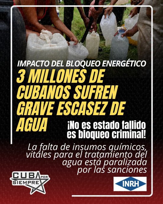 LorenzoOsbel's tweet photo. El bloqueo contra #Cuba es un acto criminal, impulsado por el odio enfermizo de los gobernantes de los Estados Unidos y apoyado por otro grupo de odiadores sin escrúpulos,  pero #CubaEstáFirme y vencerá #LasTunas #PorLasTunasLaVictoria #SíSePuede https://t.co/EMGD9Auf3j