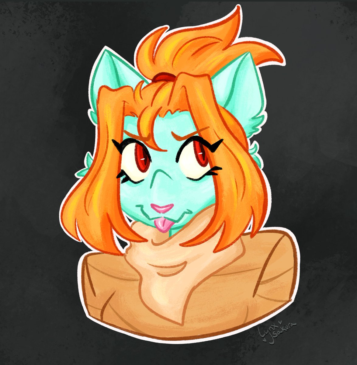 lynxhijinx's tweet photo. was discussing gaslight characters as furries with some friends in a server and got hit by inspiration so have furry Mel. shes so cat coded imo

#thegaslightdistrict #tgdmel #gaslightdistrict https://t.co/yoh0yywyLr