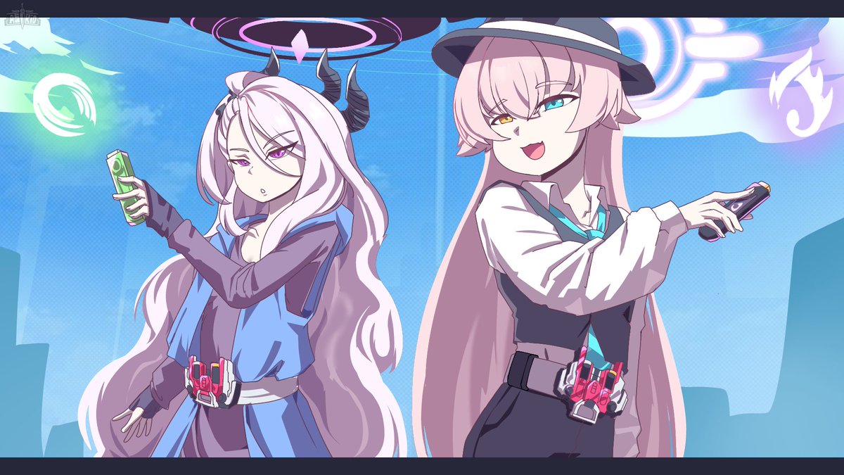 Two in one Detective #ブルアカ #bluearchive
