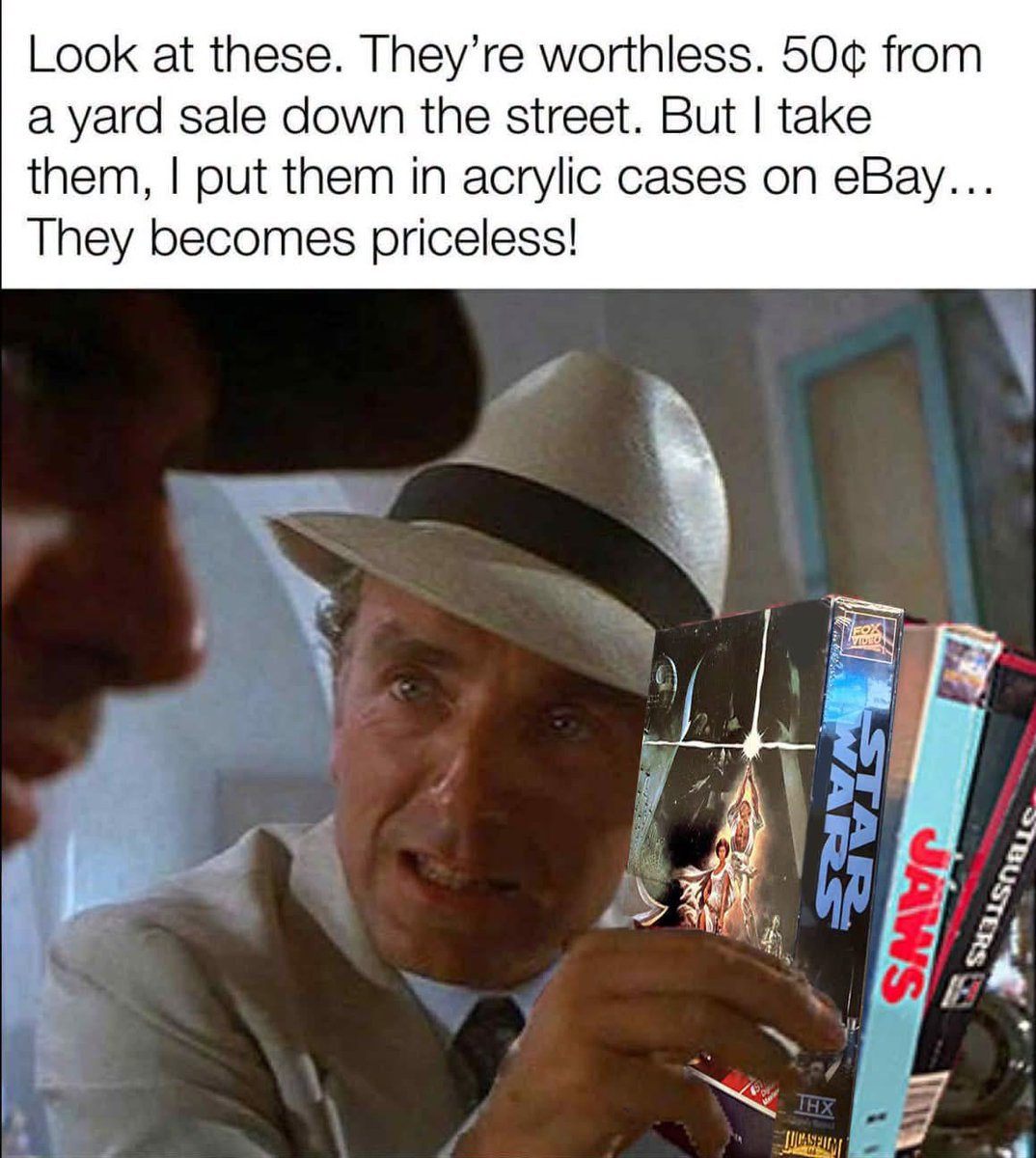 SWCultureLive's tweet photo. The classic hustle. 📼 https://t.co/4sSC1RCokq